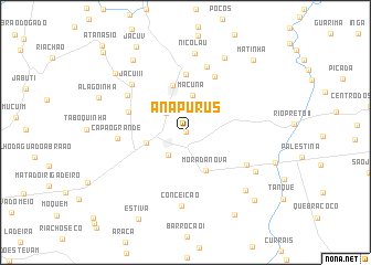 map of Anapurus
