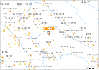 map of Anārak