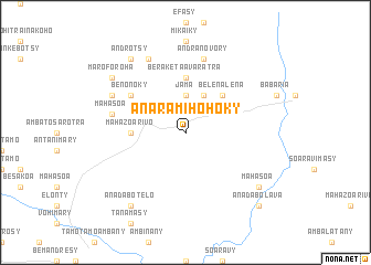 map of Anaramihohoky
