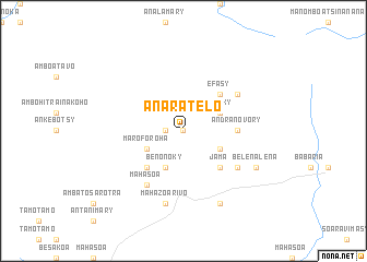 map of Anaratelo