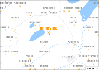 map of Anáryiroi