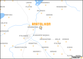 map of Anatolikón