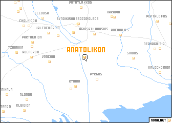 map of Anatolikón