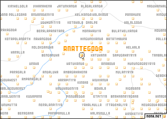 map of Anattegoda