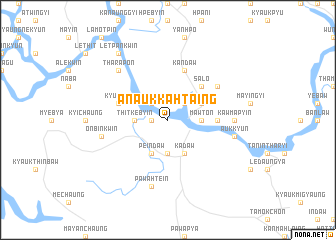 map of Anaukkahtaing