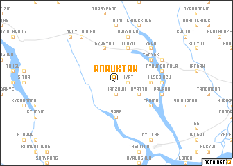 map of Anauktaw
