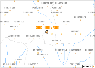 map of Anaviavy Sud