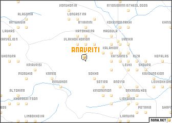 map of Anavrití