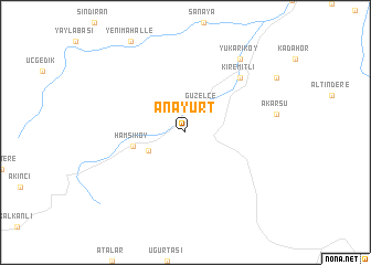 map of Anayurt