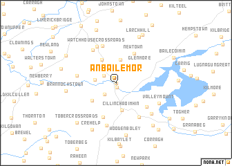 map of An Baile Mór