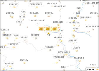 map of Anbandūng
