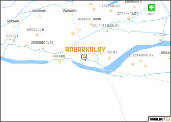 map of Anbār Kalay
