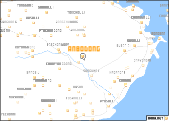 map of Anbo-dong