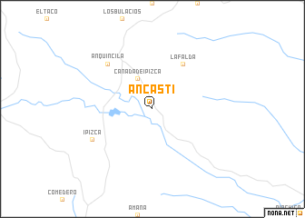 map of Ancasti