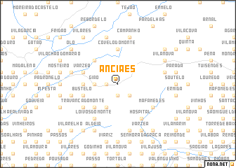 map of Anciães
