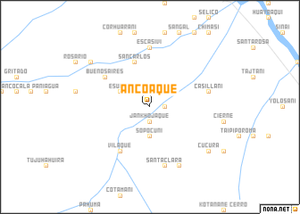 map of Ancoaque