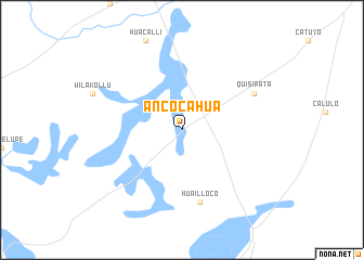 map of Ancocahua