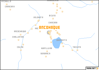 map of Ancohaque