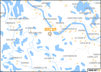 map of Ancón