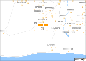 map of Ancón