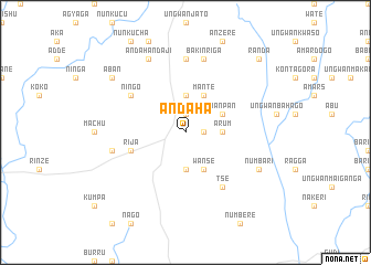 map of Andaha