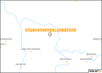 map of Andakana-Ambolomborona