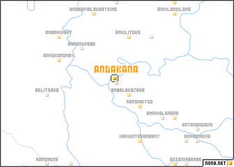 map of Andakana