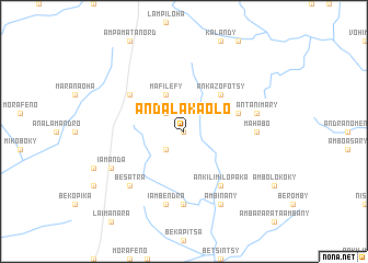 map of Andalakaolo