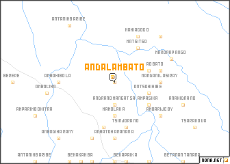 map of Andalambato