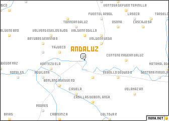 map of Andaluz