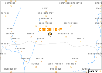 map of Andamilamy