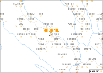 map of Andamil