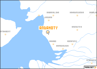 map of Andamoty