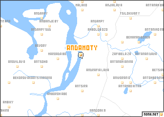 map of Andamoty