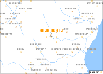 map of Andanivato