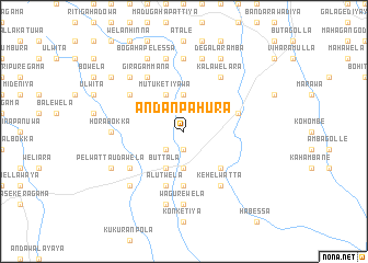 map of Andanpahura
