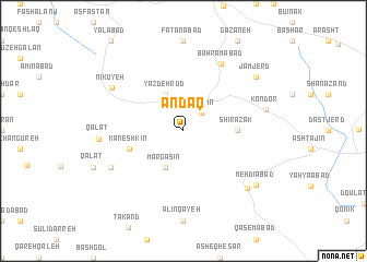 map of Andāq