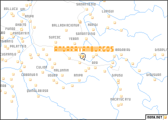 map of Andarayan Burgos