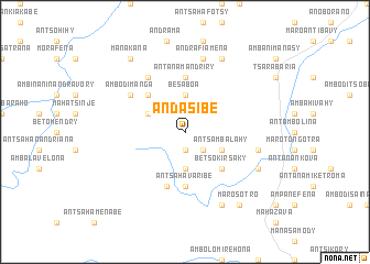 map of Andasibe