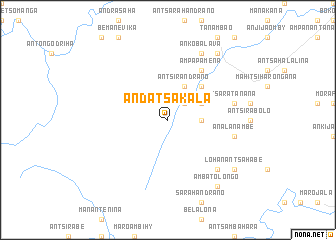 map of Andatsakala