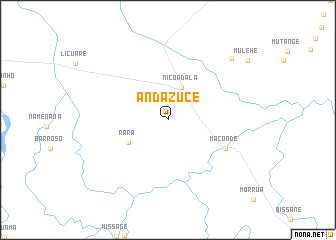 map of Andazuce