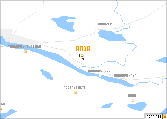 map of Anda