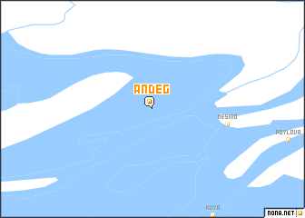 map of Andeg