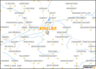 map of Andelain