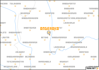 map of Andemaka