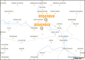 map of Andemaka