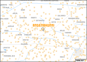 map of Anden Bhurmi