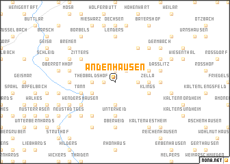 map of Andenhausen