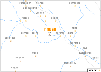 map of Andén