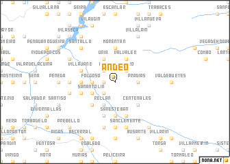 map of Andeo